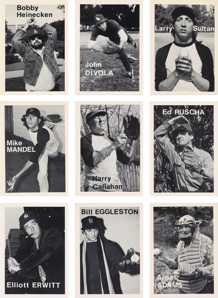 MIKE MANDEL (1950- ) Complete set of 134 Baseball Photographer Trading Cards.